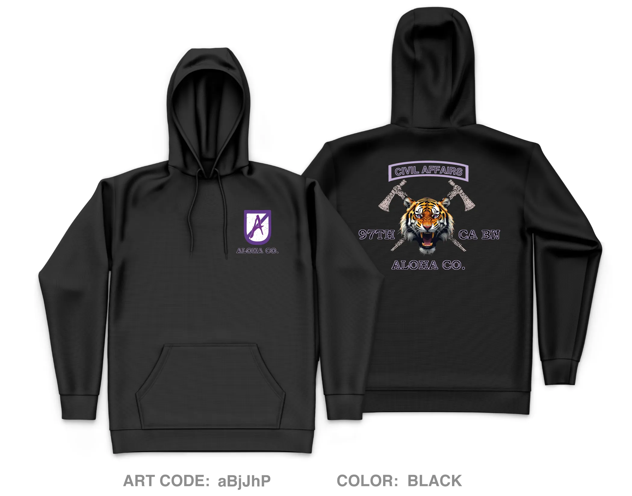 B/97th Civil Affairs Battalion Store 1 Core Men's Hooded Performance Sweatshirt - aBjJhP